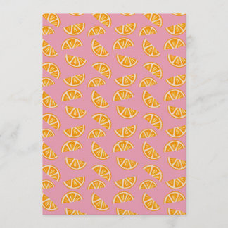 Hand-drawn Refreshing Oranges Seamless Pattern Kaart