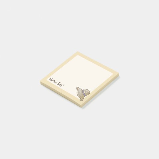Hand Drawn riet Pet beige Post-it® Notes (Schuin)