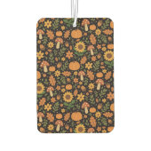Hand Drawn Rustic Fall Pattern Air Freshener Luchtverfrisser (Achterkant)