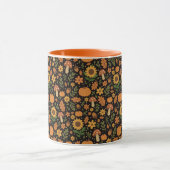Hand Drawn Rustic Fall Pattern Coffee Mug (Centre)