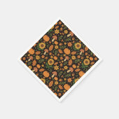 Hand Drawn Rustic Fall Pattern Napkins Servet (Hoek)