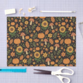 Hand Drawn Rustic Fall Pattern Tissue Paper Tissuepapier (Craft)