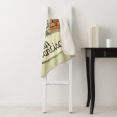 Hand Drawn San Francisco Sherpa Deken (In situ)