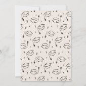 Hand-Drawn Scribble Doodles Graduation Party Kaart (Achterkant)