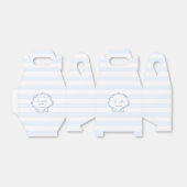 Hand-Drawn Shell Monogram Coastal Wedding Bedankdoosjes (Uitgevouwen)