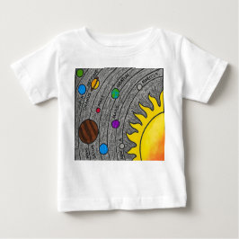 Hand-Drawn Solar System Art – Colorful Space Learn