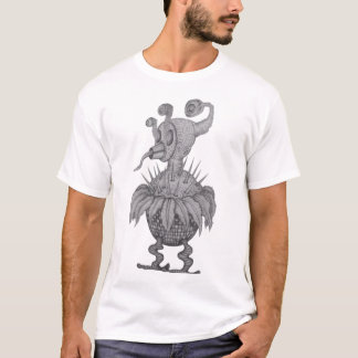 Hand-Drawn Surreal Fantasy Plant - Intrinsieke B & T-shirt