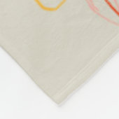 Hand Drawn Tokyo Japan Fleece Deken (Hoek)