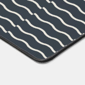 Hand-Drawn Wavy Ticking Stripe | Deep Charcoal Bureaumat (Hoek)