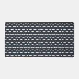 Hand-Drawn Wavy Ticking Stripe | Deep Charcoal  Bureaumat