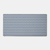 Hand-Drawn Wavy Ticking Stripe | Faded Blue (Recto)