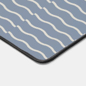 Hand-Drawn Wavy Ticking Stripe | Faded Blue Bureaumat (Hoek)