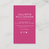 Hand Drawn Wedding Cake Waterverf Visitekaartje (Achterkant)