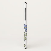 Hand Drawn Wisteria Floral Monogram Case-Mate iPhone Case (Achterkant/links)