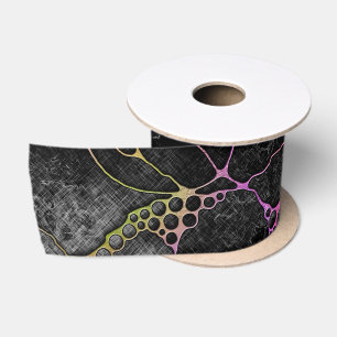 Hand- en digitaal gekleurd patroonpatroon art 44 lint