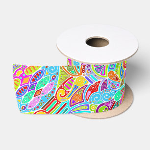 Hand- en digitaal gekleurde patroonkunst 7 lint