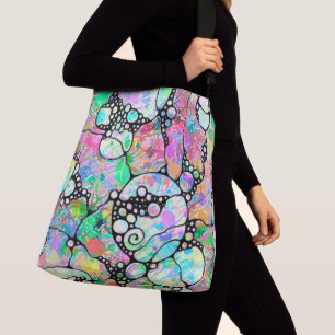 Hand- en digitaal geverfde Patroonkunst 31 Crossbody Tas