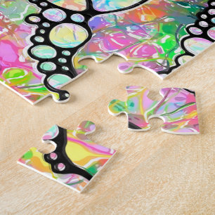 Hand- en digitaal geverfde Patroonkunst 31 Legpuzzel