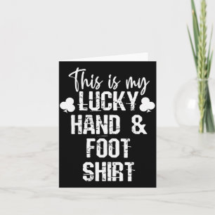 Hand- en Voetkaartspel Speler Cadeau Grappige Haai Kaart