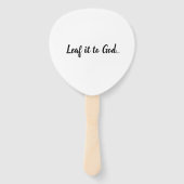 Hand Fan Handwaaier (Achterkant)