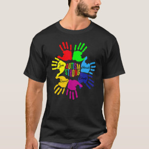 Hand Gebarentaal Autisme Bewustzijn Steun T-shirt