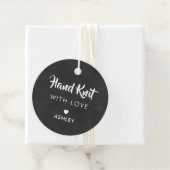 Hand gebreid met liefde, handgemaakte cadeau Label (In situ)