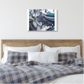 Hand gegoten Acryl Design 12 x 12 Print Canvas (Insitu (Slaapkamer))