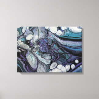 Hand gegoten Acryl Design 12 x 12 Print Canvas