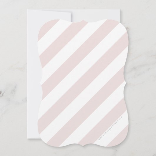 HAND GELETTERD SCRIPT zoet 16 trendy koper roze Kaart (Achterkant)