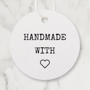 Hand gemaakt met liefde product labels
