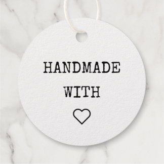 Hand gemaakt met liefde product labels