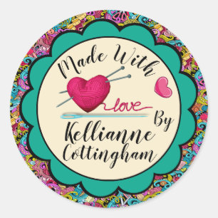 Hand Gemaakt met Liefde Sticker