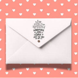 Hand gemaakt met liefde Wildflower Rubberstempel