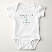 Hand geplukt voor Earth baby bodysuit (Voorkant)