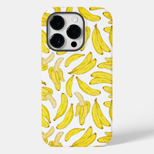 hand geschetste banaan Case-Mate iPhone case (Achterkant)