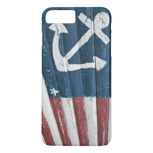 Hand geschilderd nautische vlag Case-Mate iPhone case (Achterkant)