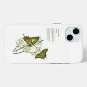 Hand geschilderd vlinder telefoonhoesje Case-Mate iPhone case (Achterkant (horizontaal))