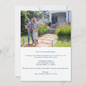 Hand geschilderd Waterverf bewegende aankondiging  (Achterkant)