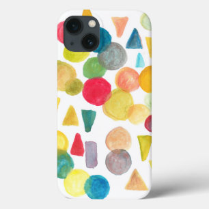 hand geschilderde waterverf iPhone 13 hoesje