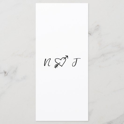 Hand geschreven getekende krabbel eigenzinnige uni menu (Achterkant)