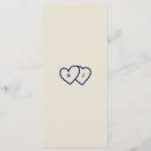 Hand geschreven getrokken retro vet moderne boho b menu (Achterkant)