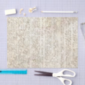  Hand Geschreven Letter Script Kaart Decoupage Tissuepapier (Craft)