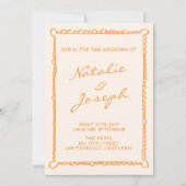 Hand geschreven Pinstripe kleurrijk alles in één b Kaart (Voorkant)