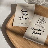 hand geschreven unieke bruiloft save the date