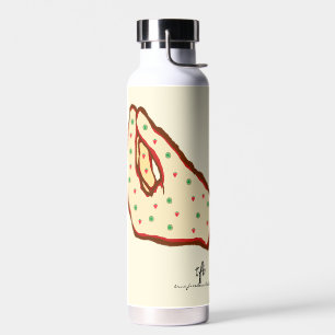 Hand Gesture Strawberry-Kiwi Pizza Waterfles