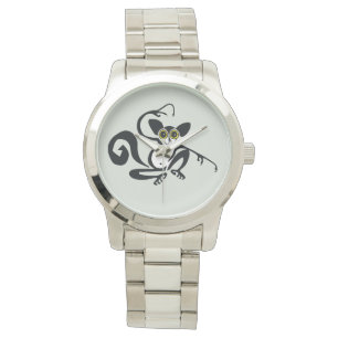 Hand getekend - AYE-AYE - Lemur - Wildlife - Horloge