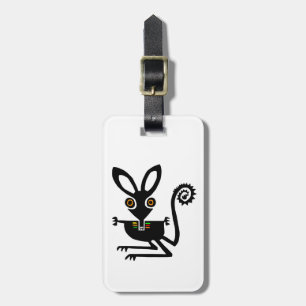 Hand getekend -BILBY - Behoud - Natuur Bagagelabel