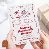 Hand getekend binden van de Know Martini Bachelore Kaart