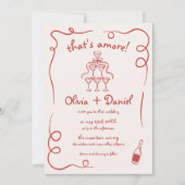 Hand getekend Dat is een meer Italiaanse grillige  Kaart (Voorkant)