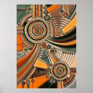 Hand Getekend Door EDDArt - Gedachten 1 Poster